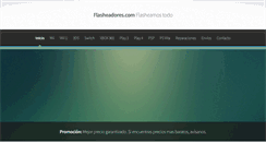 Desktop Screenshot of flasheadores.com